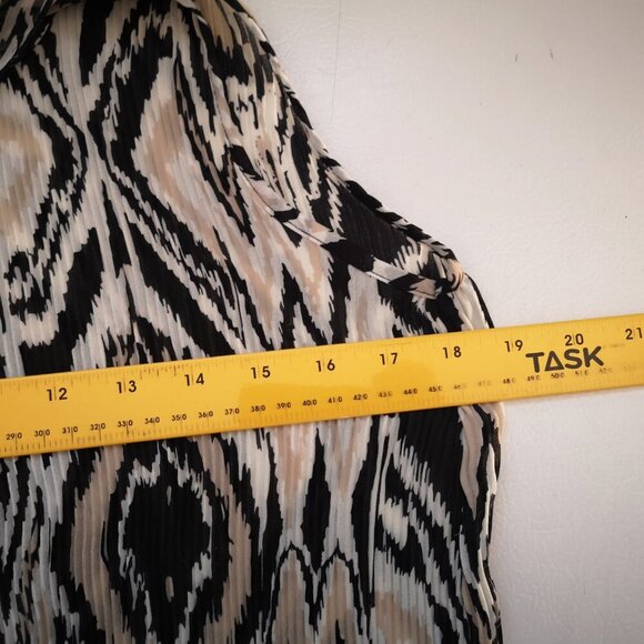 NWT Dress Barn Ladies Size 2X Black/Tan/Beige Twin Set Cami & Blouse - Picture 11 of 14